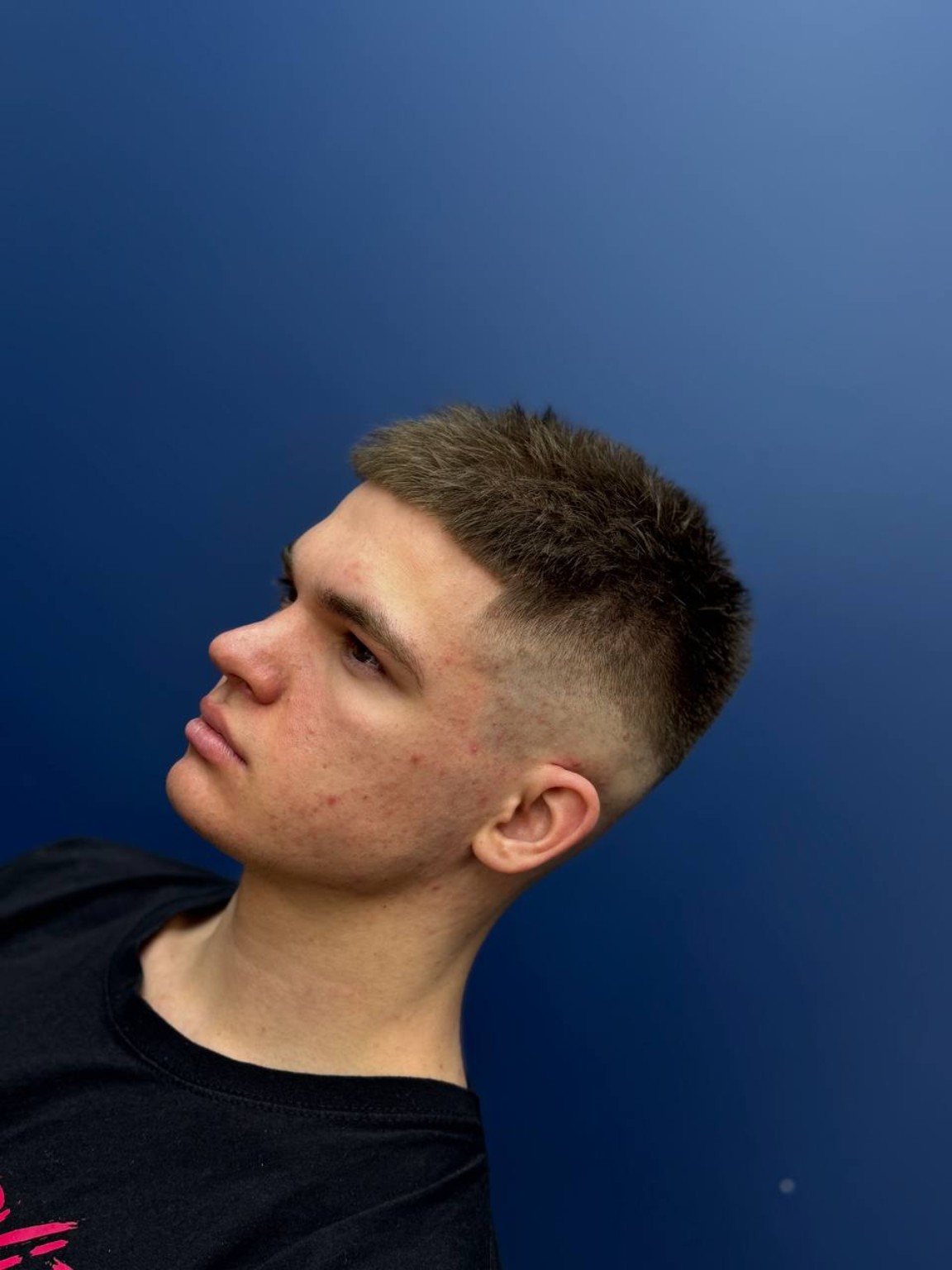 Finished textured crop with skin fade